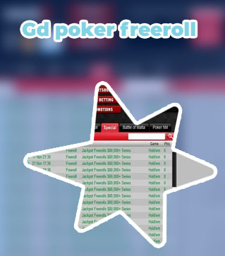 Gd poker freeroll