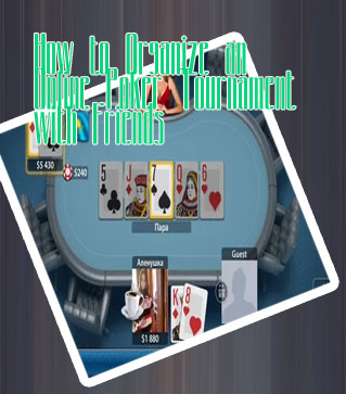 Virtual poker game with friends